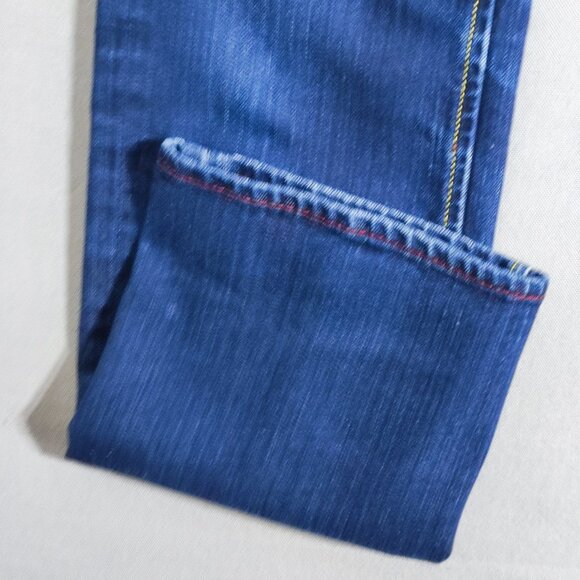 Buffalo Jeans women's sz 30 ink blue colour Selvedge Low rise Straight leg denim - Picture 8 of 13